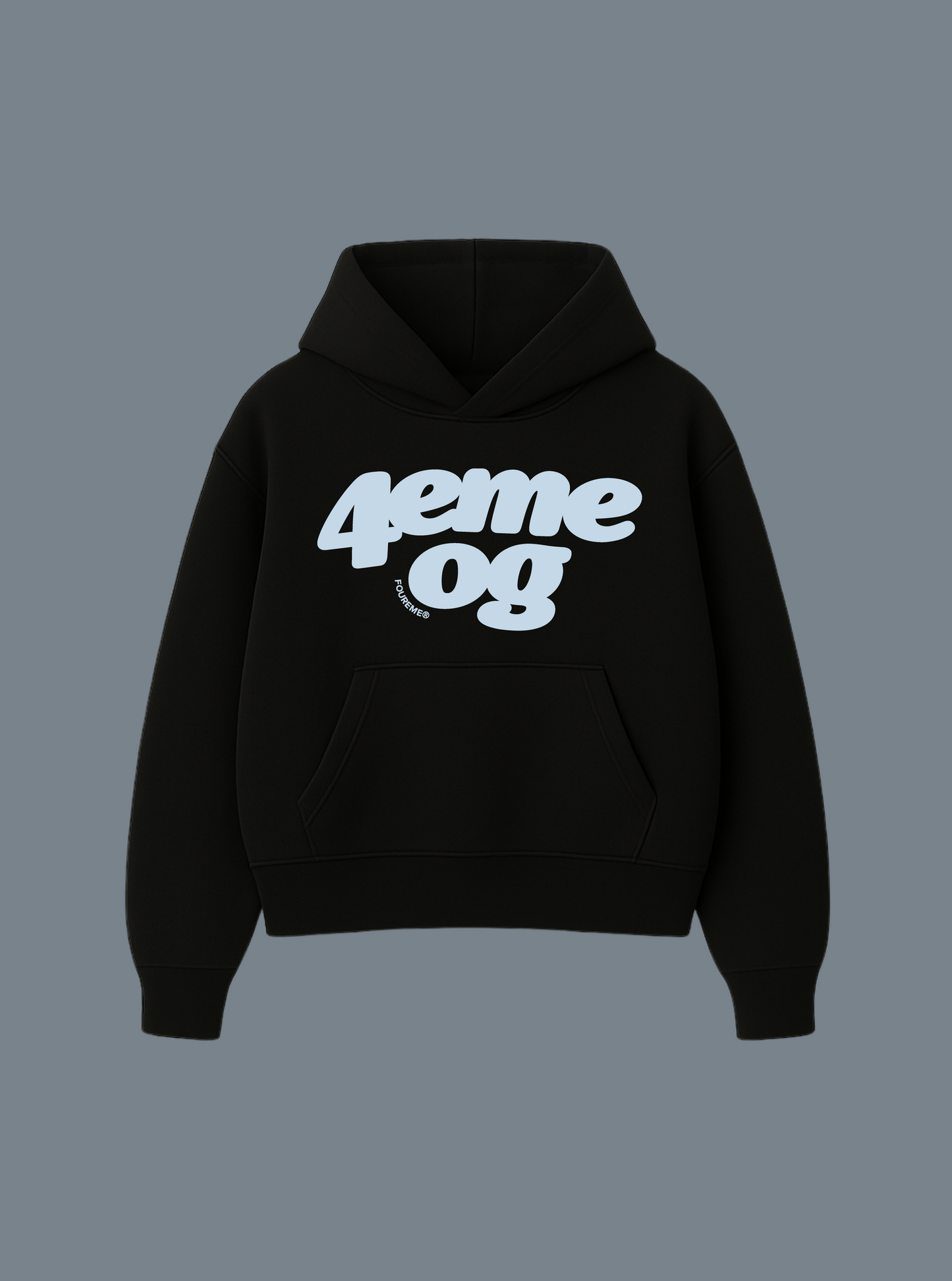4EME OG BLACK HOODIE