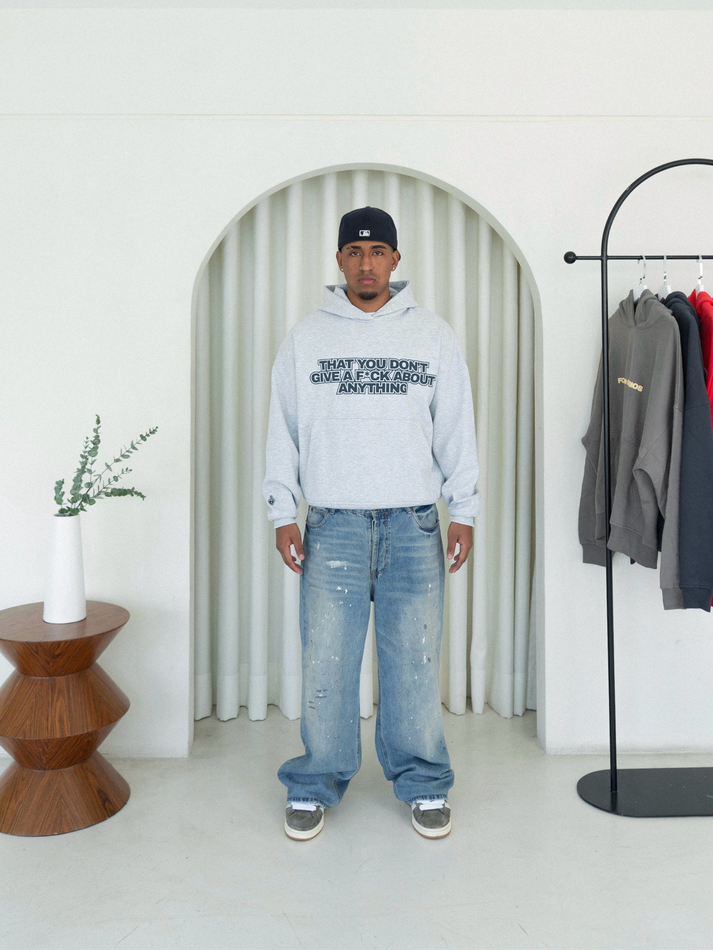 GIVE A F*CK GREY HOODIE