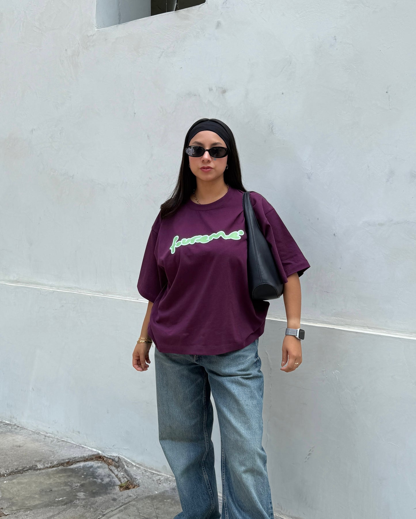 WINE BURGUNDY TEE