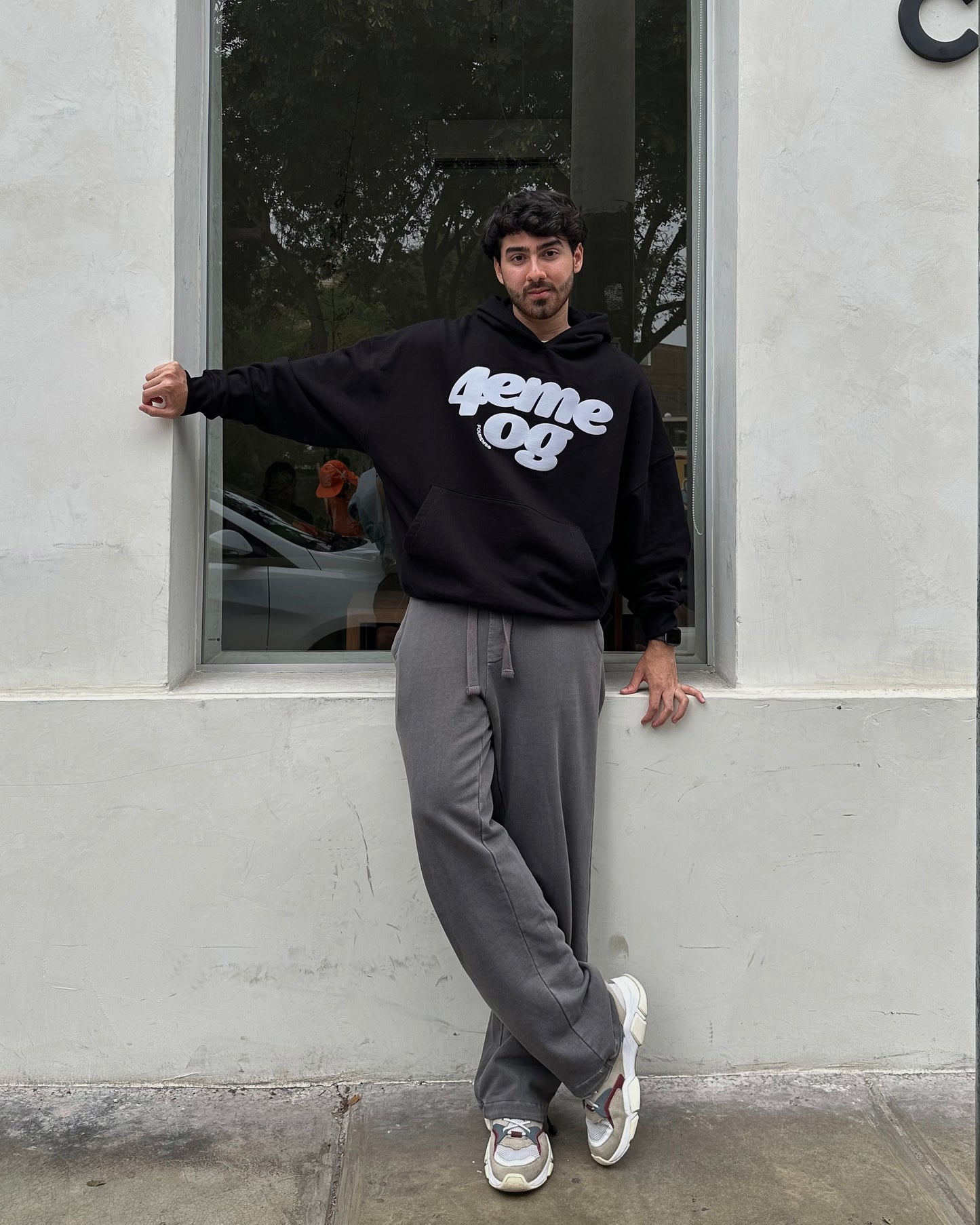 4EME OG BLACK HOODIE