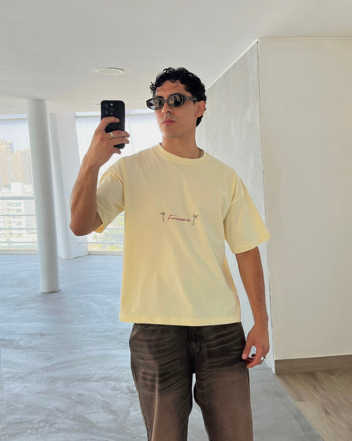 PALMS BABY YELLOW TEE