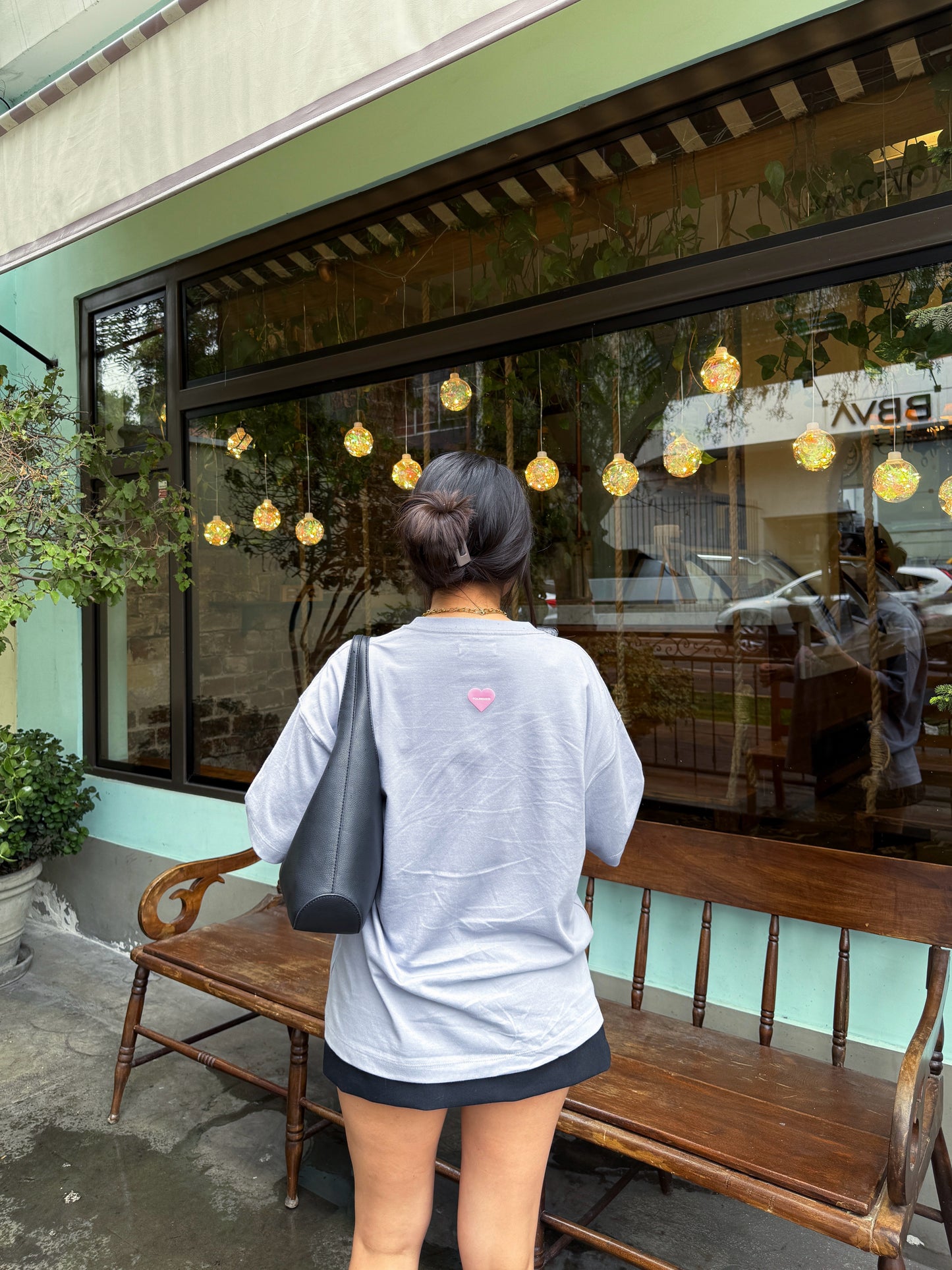 LOVERS SILVER BLUE TEE