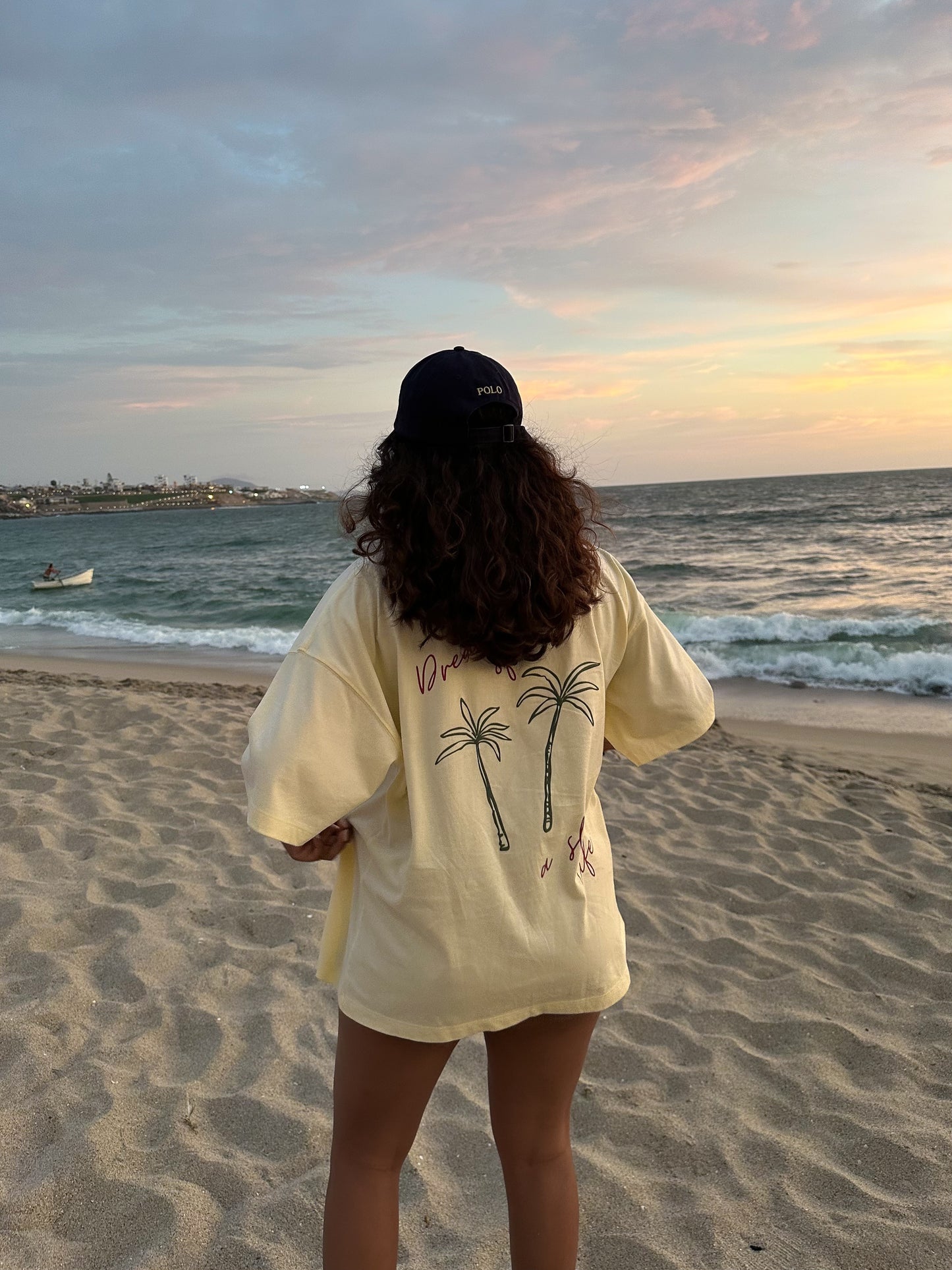 PALMS BABY YELLOW TEE