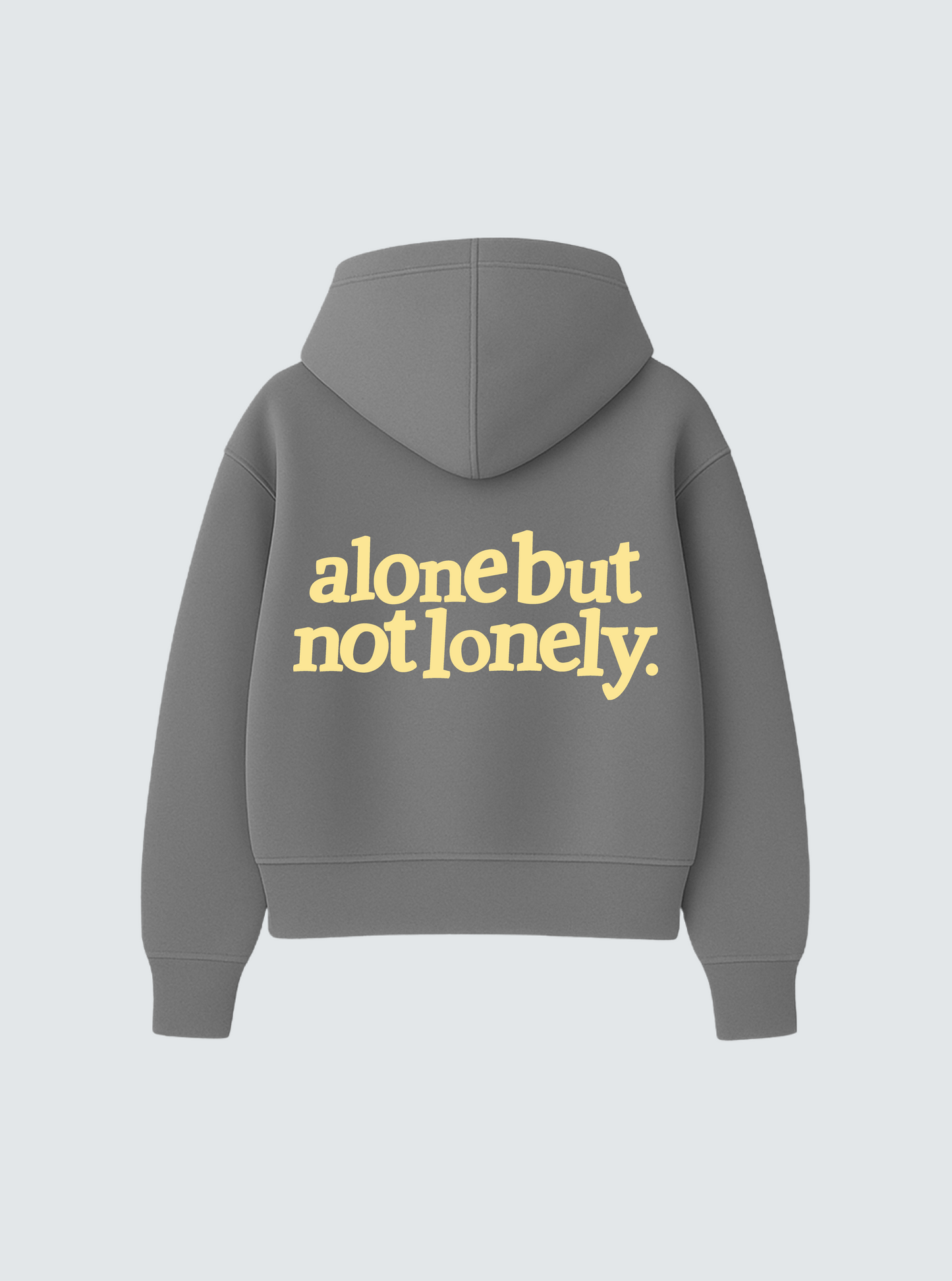 NOT LONELY TAUPE HOODIE