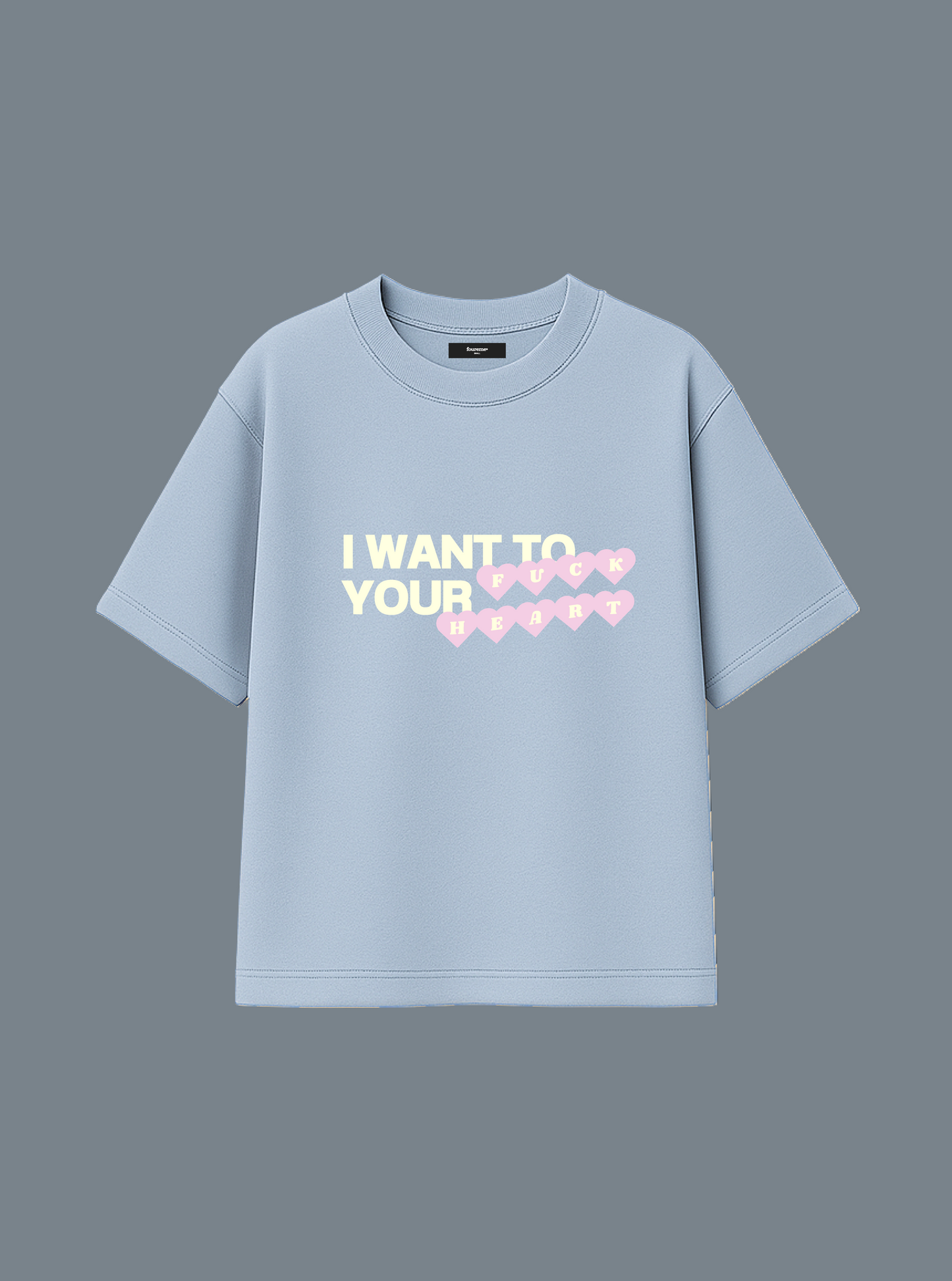 LOVERS SILVER BLUE TEE