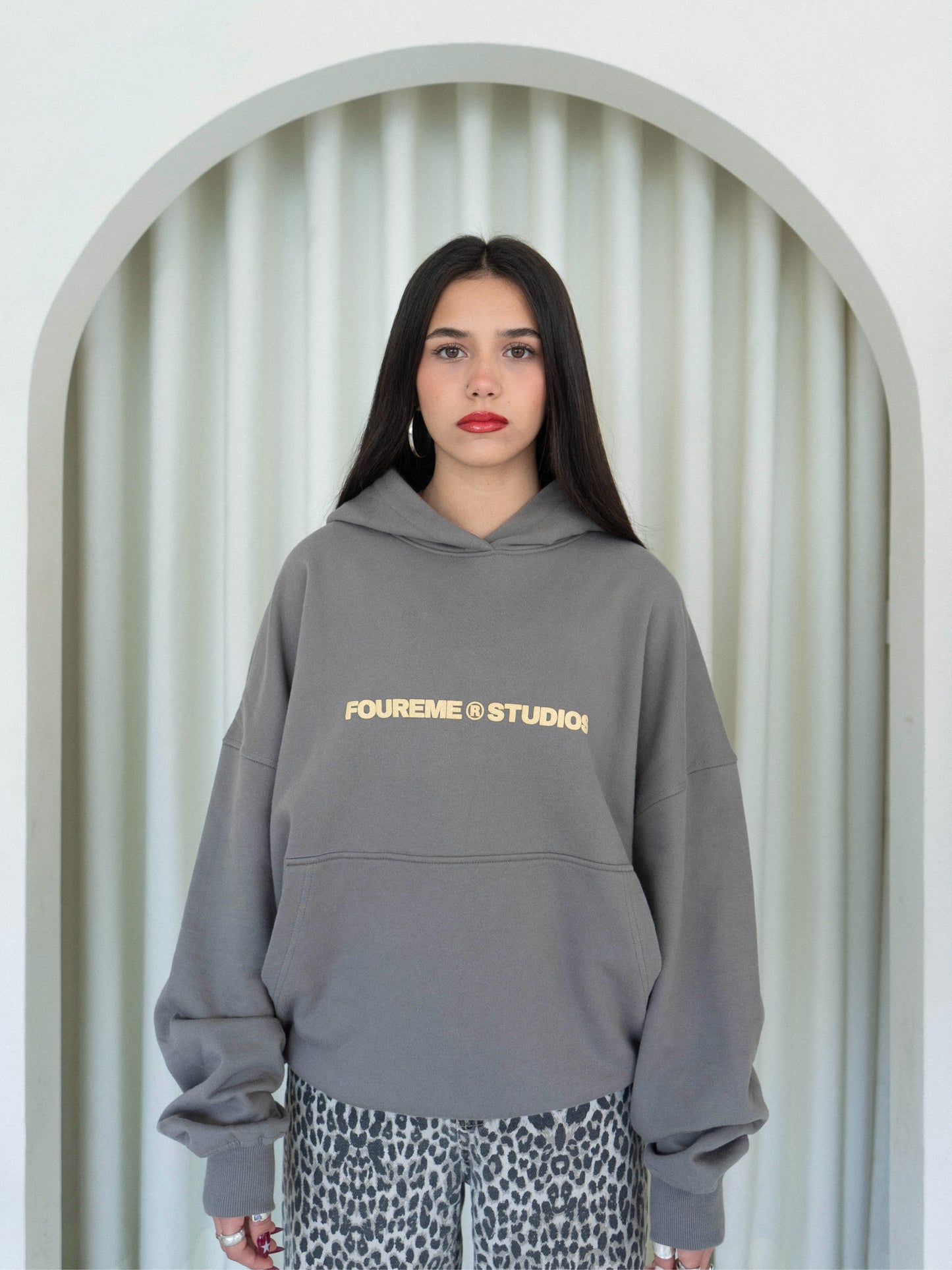 NOT LONELY TAUPE HOODIE