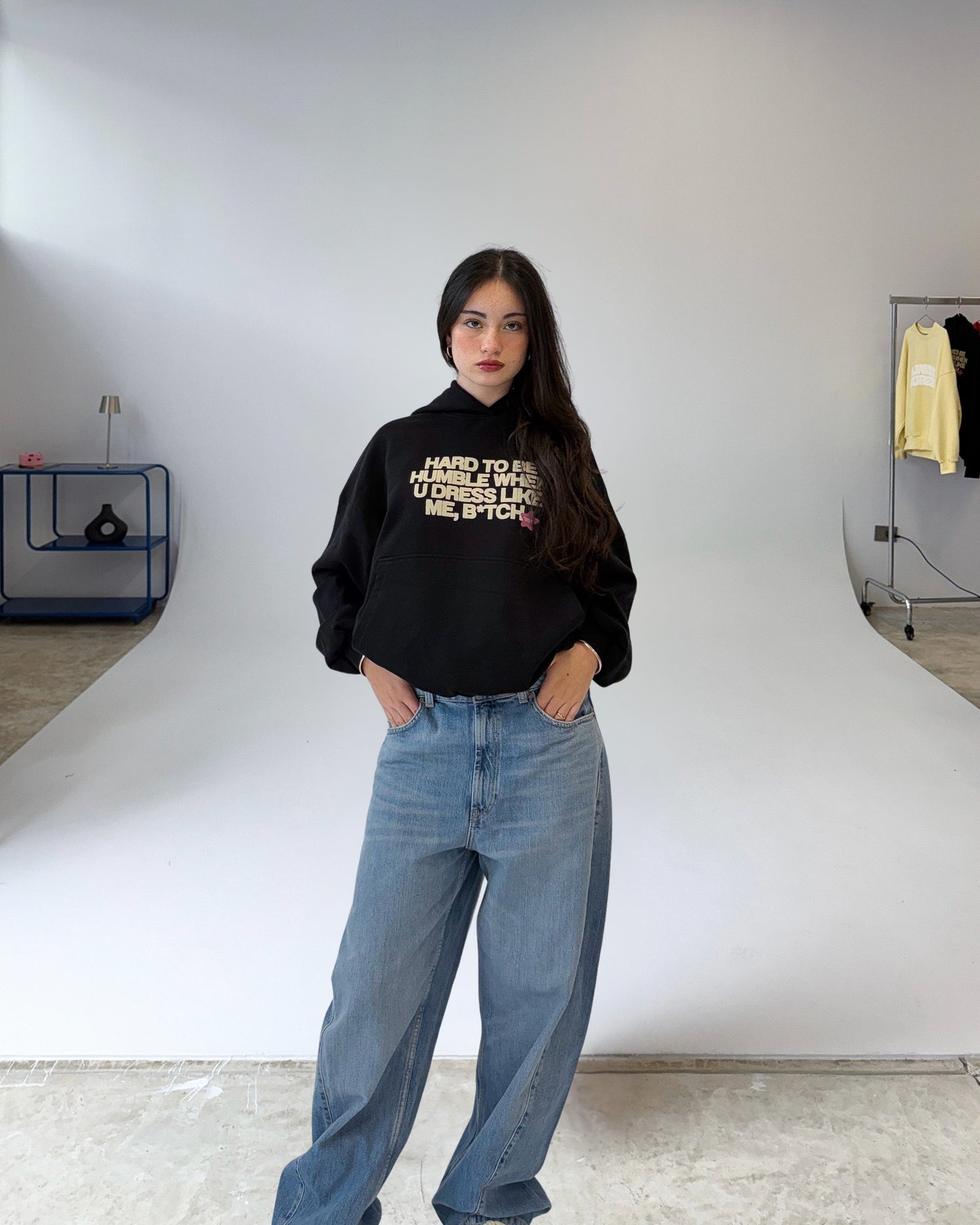 HUMBLE BLACK HOODIE