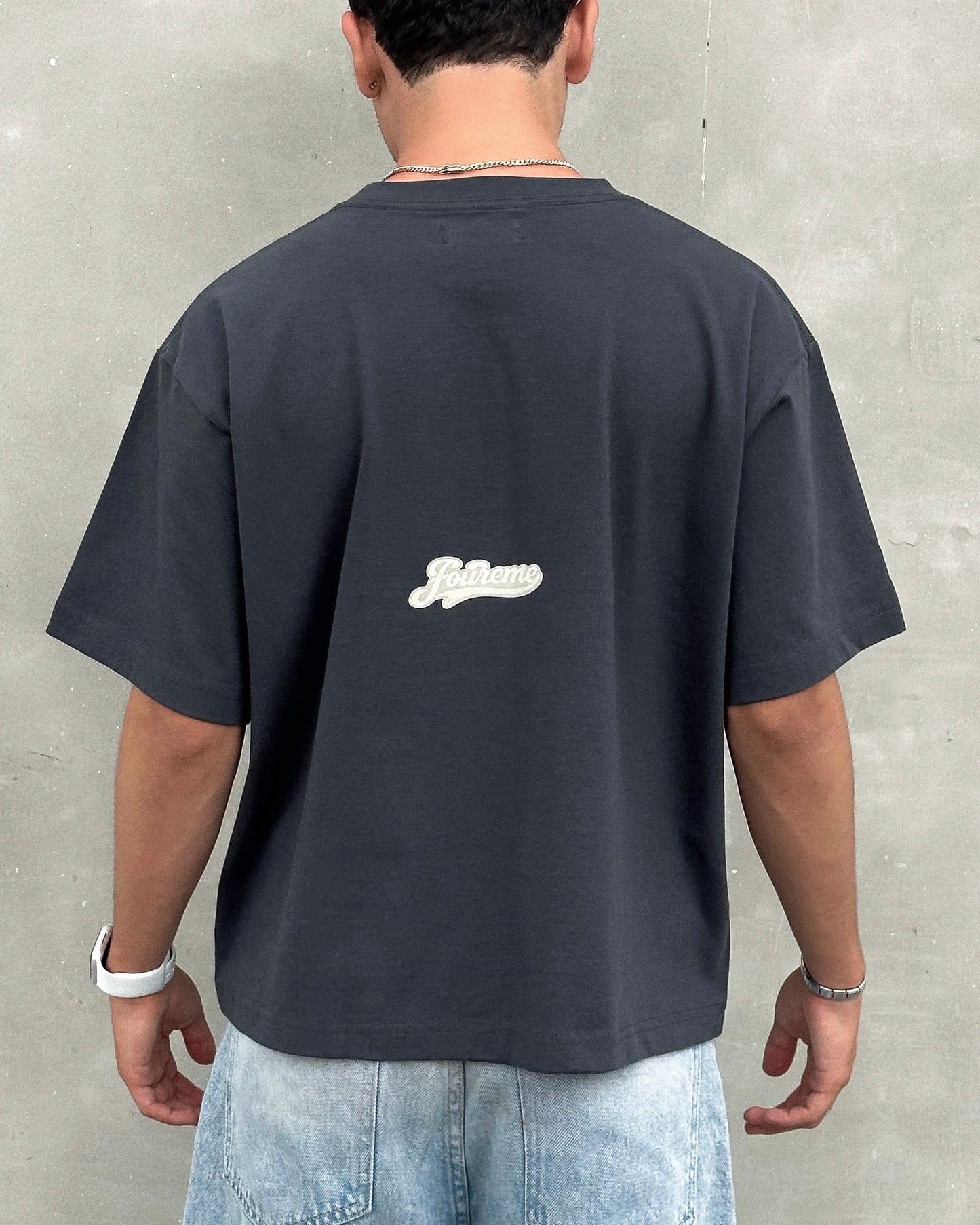 4M CAMO DARK GREY TEE