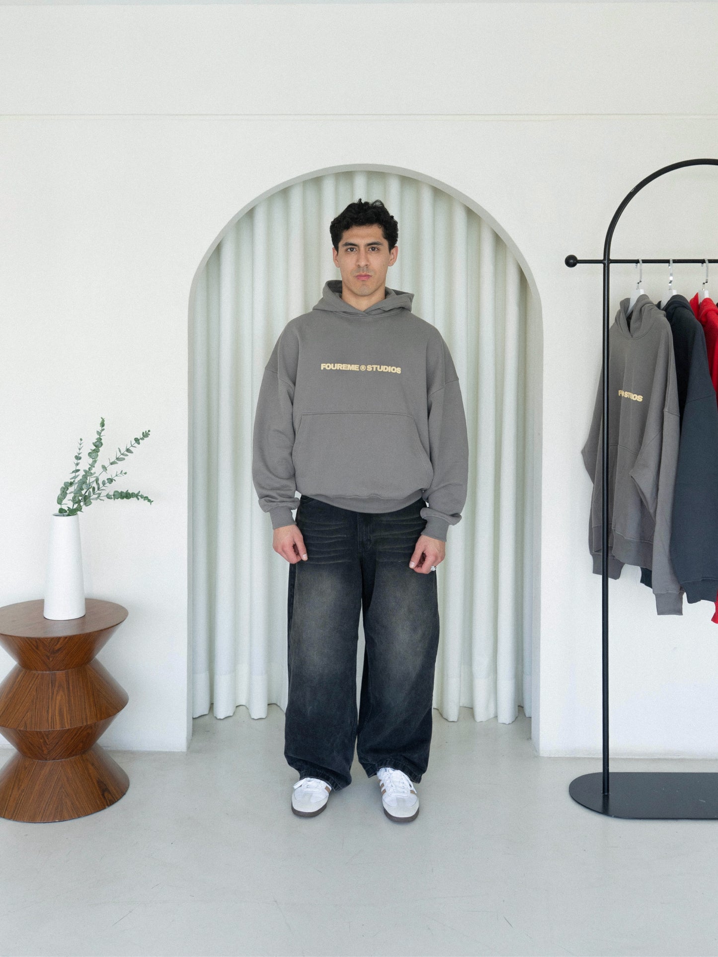 NOT LONELY TAUPE HOODIE