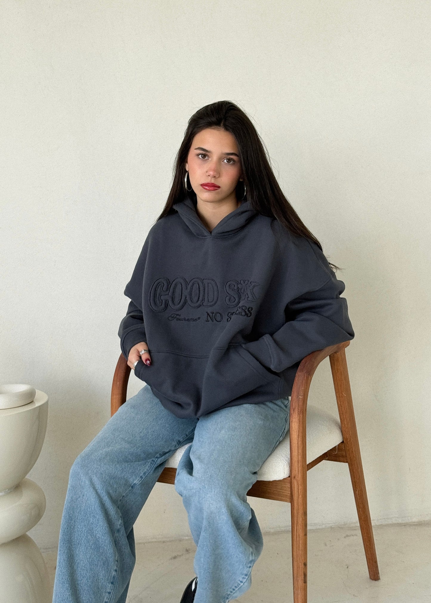 GOOD SEX DARK GREY HOODIE