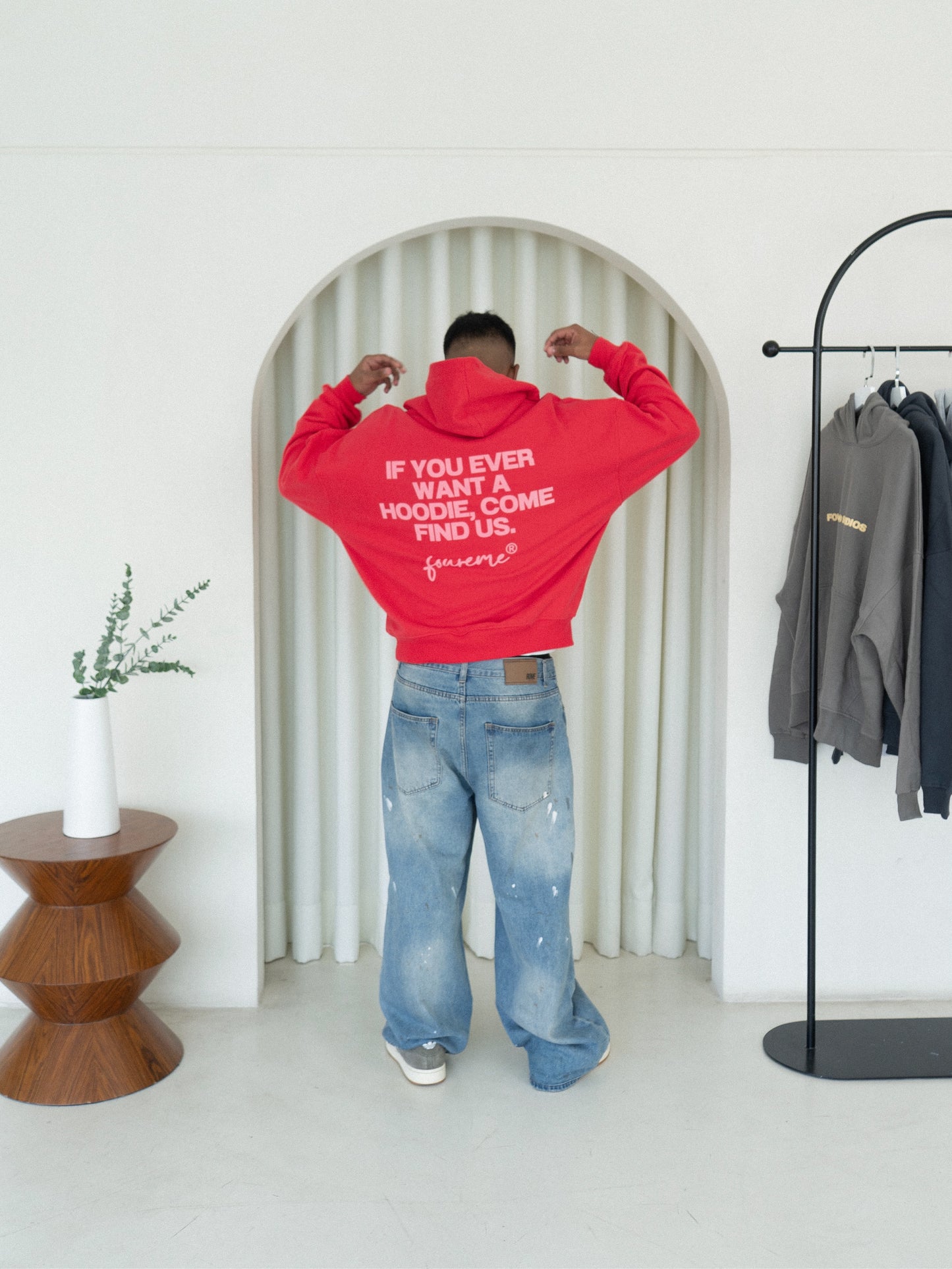 SPECIALISTS CORAL RED HOODIE