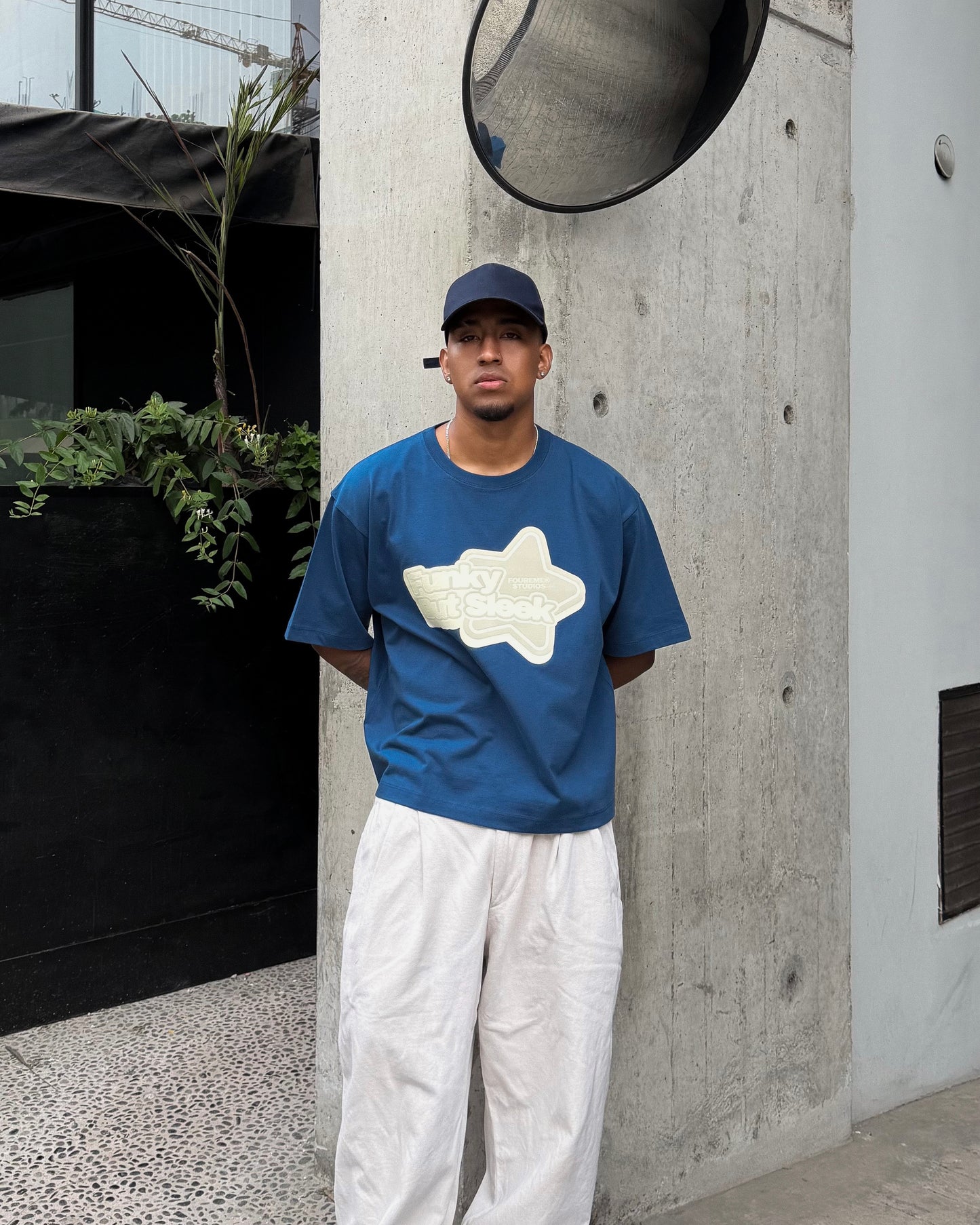 FUNKY CLASSIC BLUE TEE