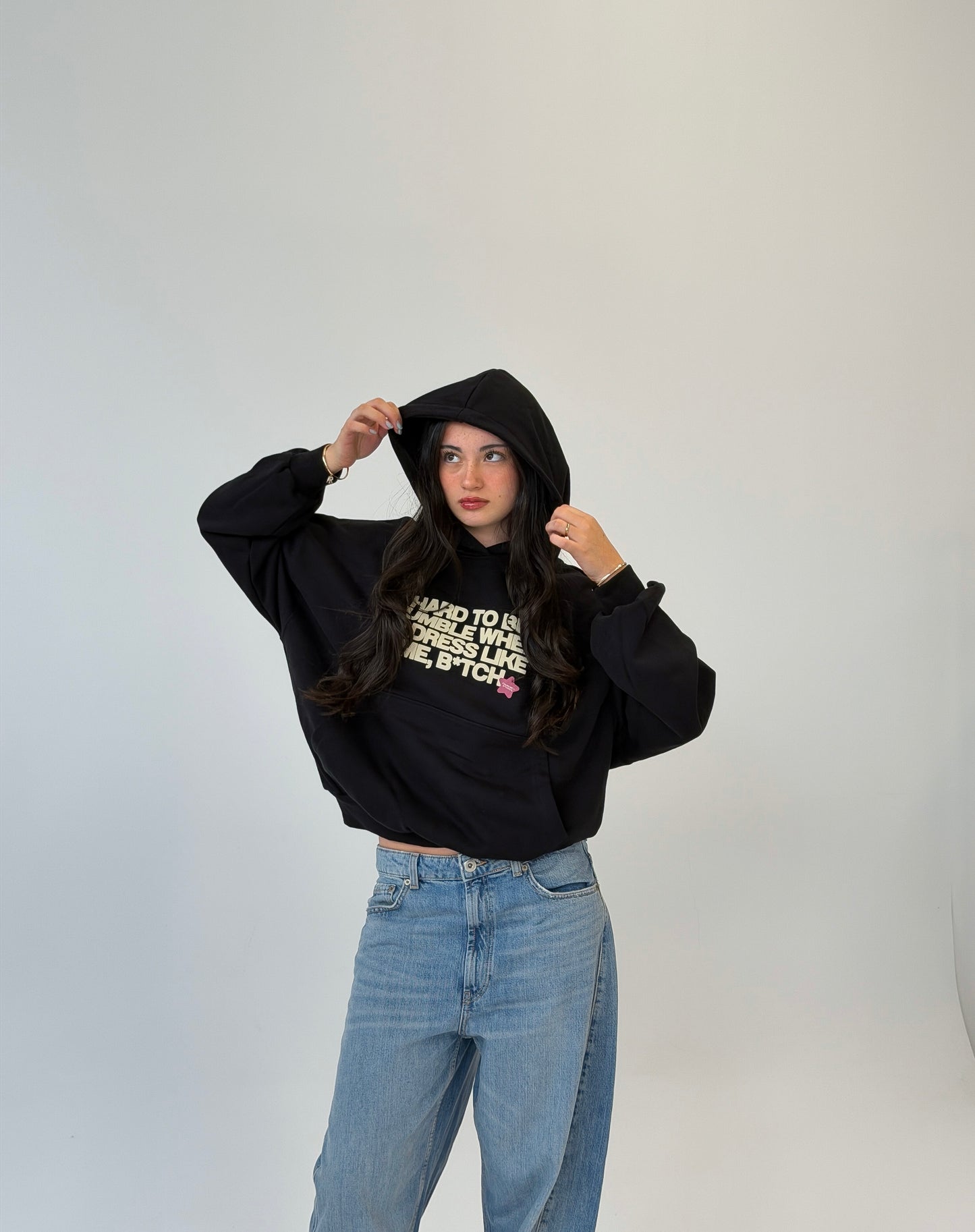 HUMBLE BLACK HOODIE