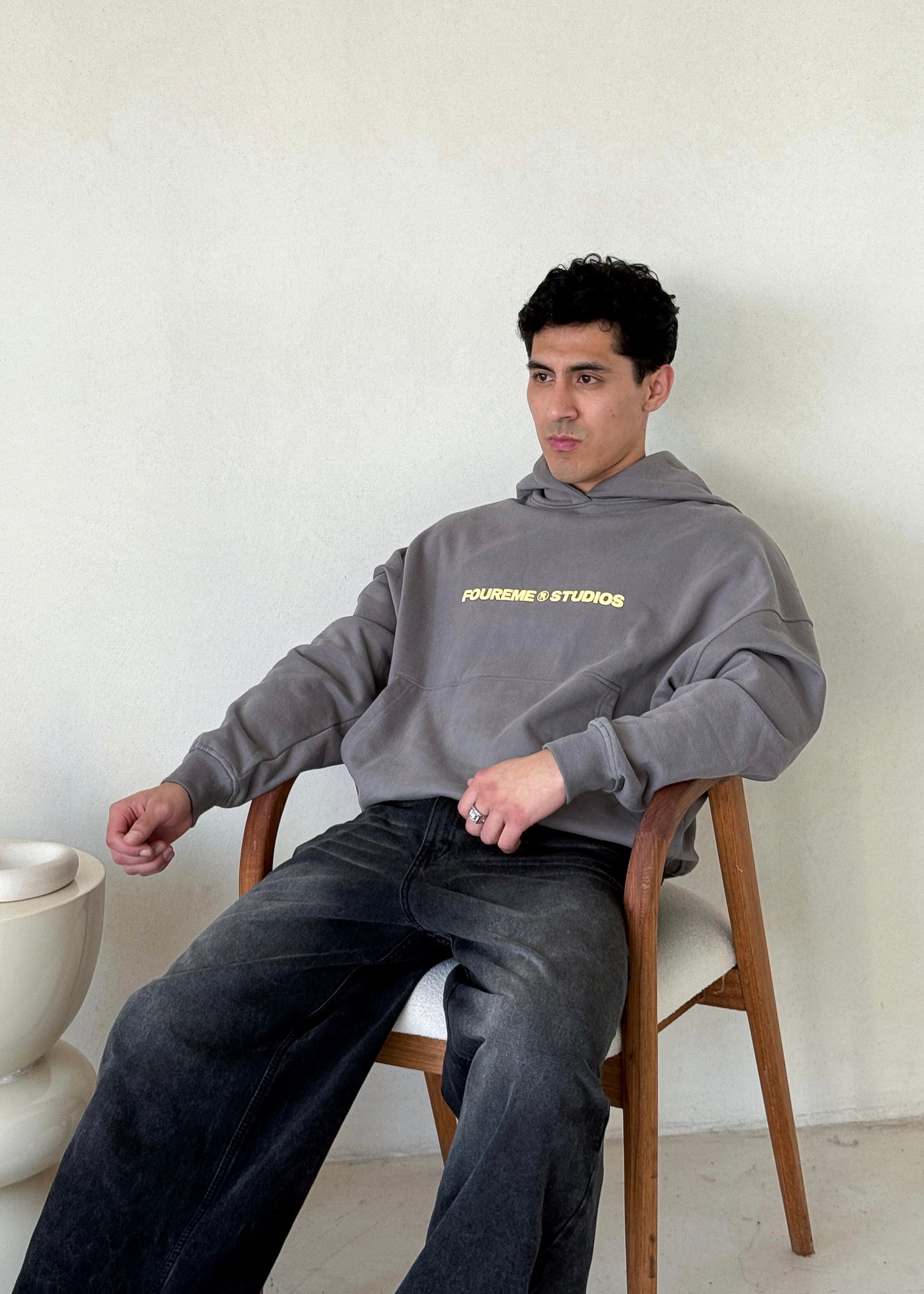 NOT LONELY TAUPE HOODIE