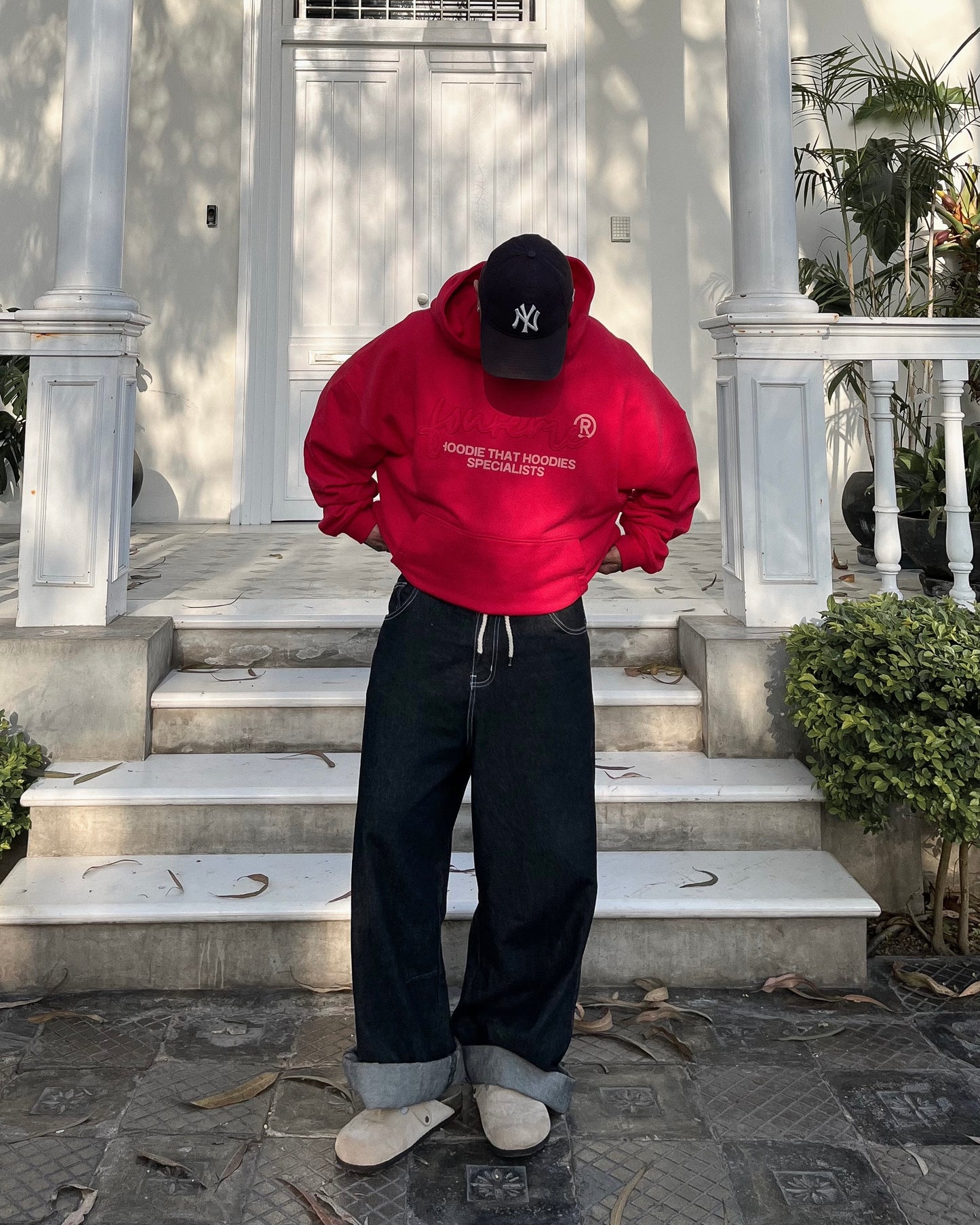 SPECIALISTS CORAL RED HOODIE