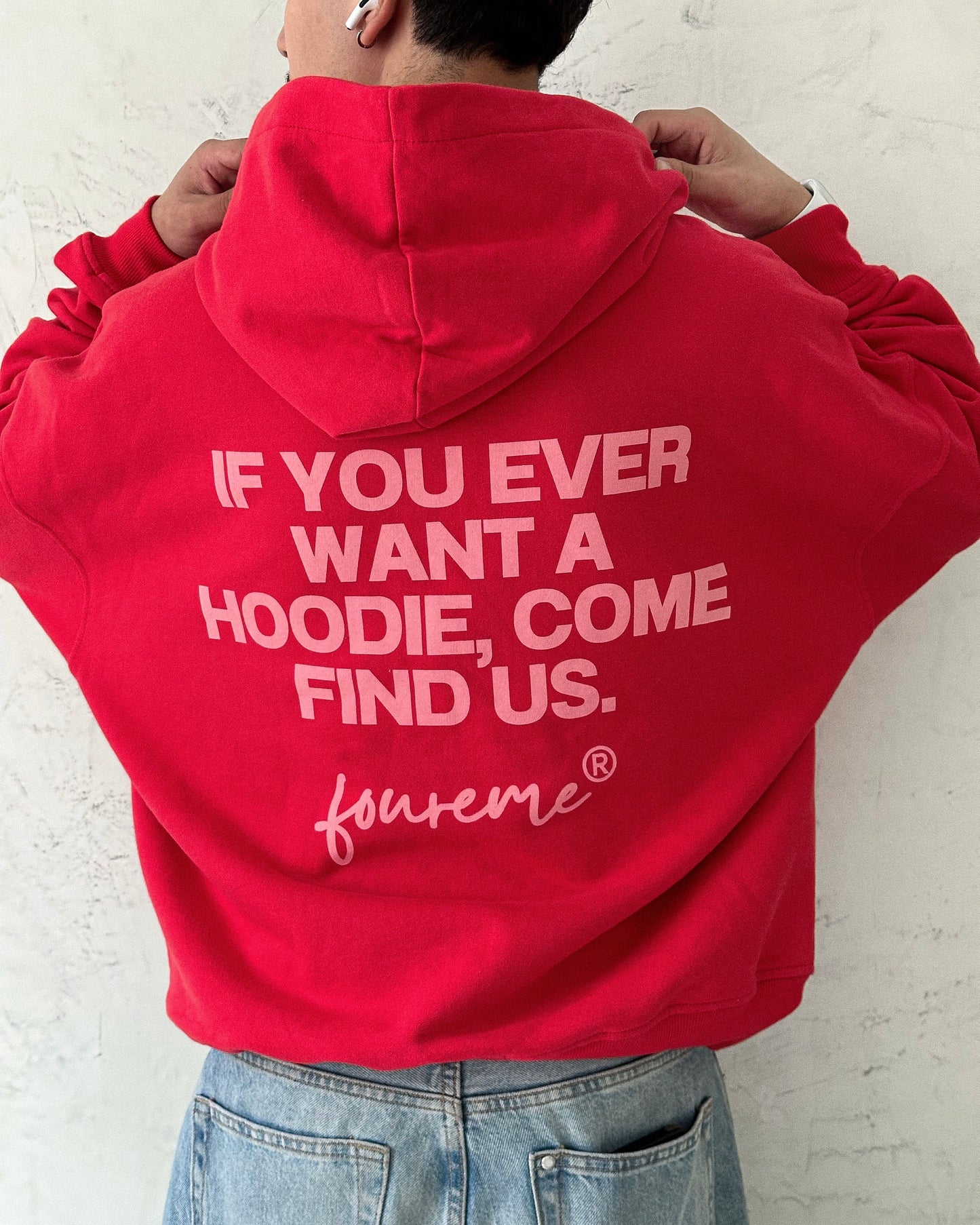 SPECIALISTS CORAL RED HOODIE