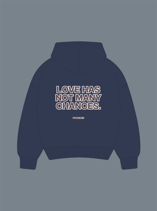 CHANCES STEEL BLUE HOODIE