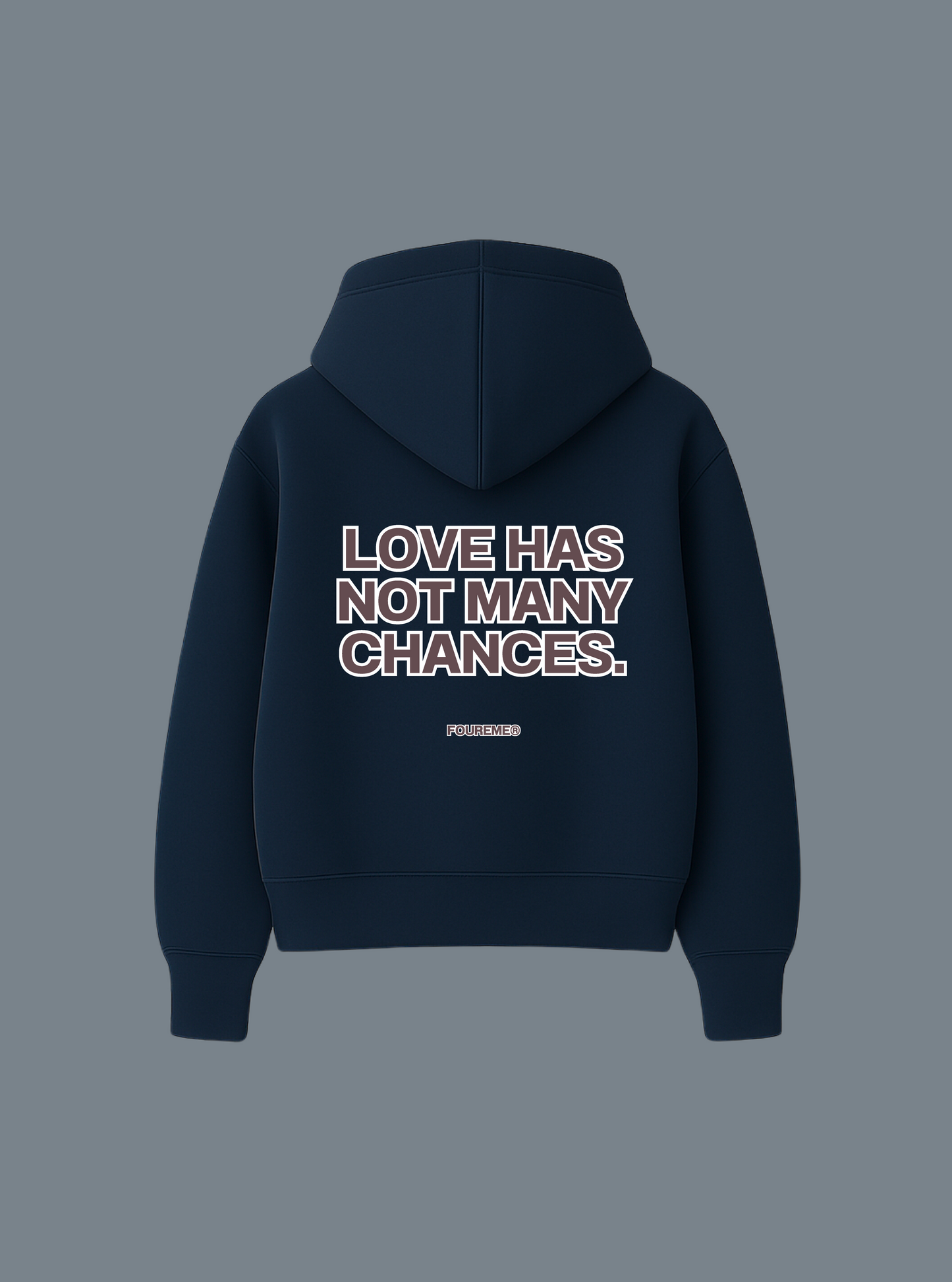 CHANCES STEEL BLUE HOODIE