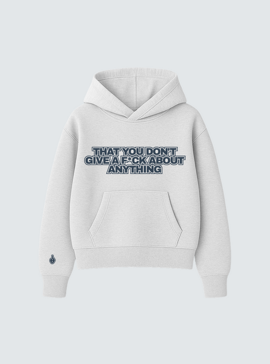GIVE A F*CK GREY HOODIE