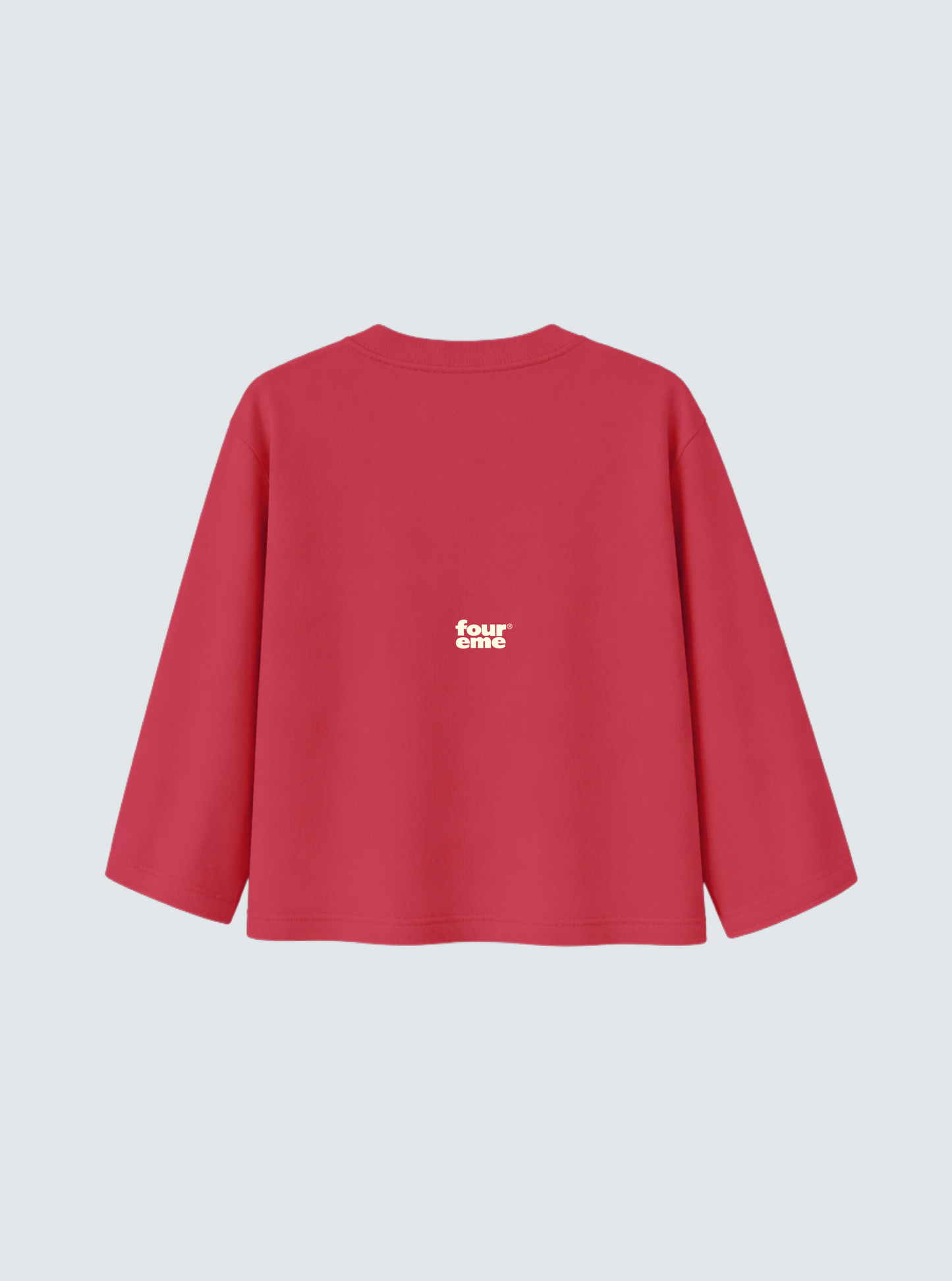 NO RULES CORAL RED LONGSLEEVE