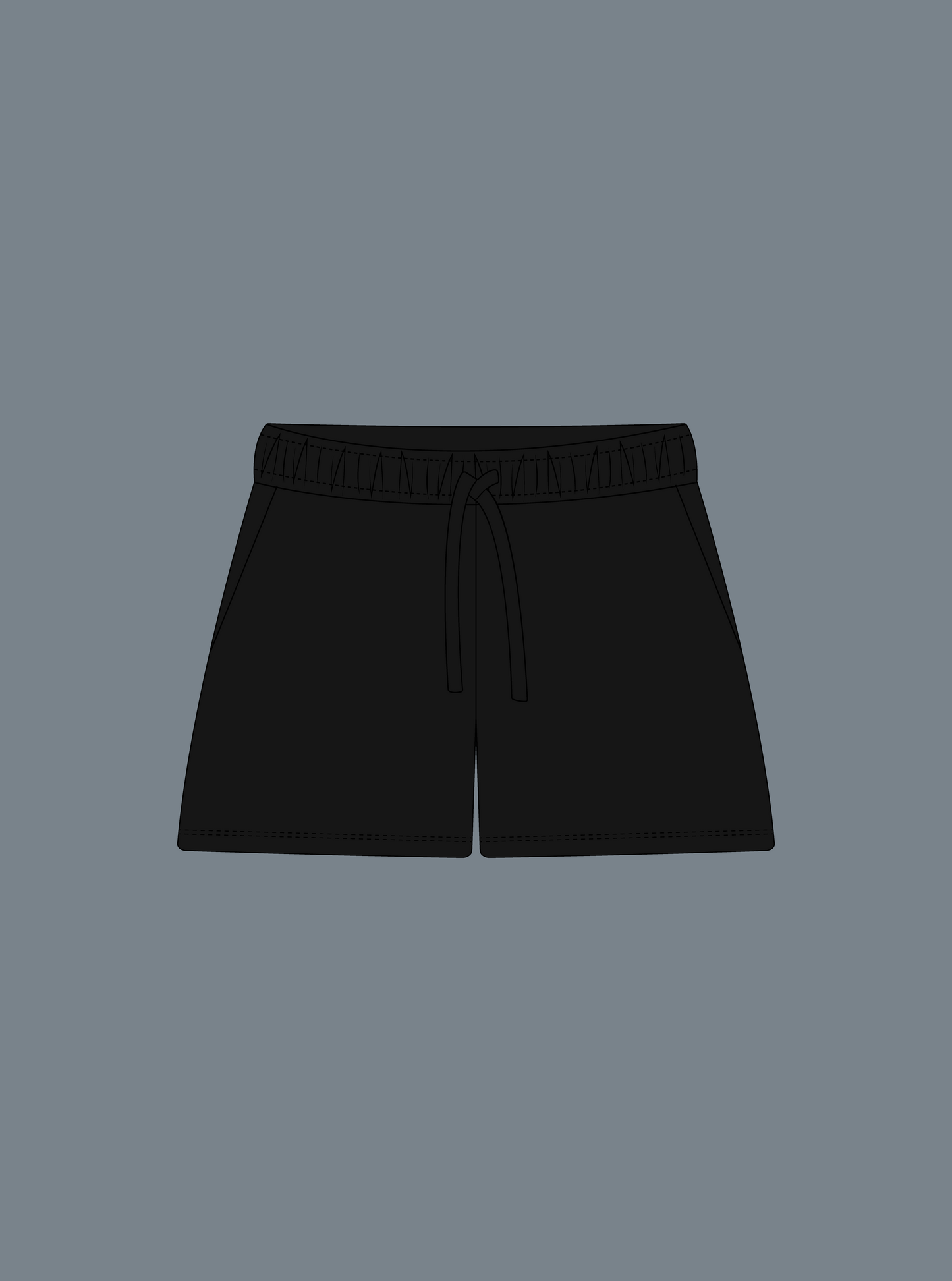 4EME BLACK GIRLS BASIC SHORTS